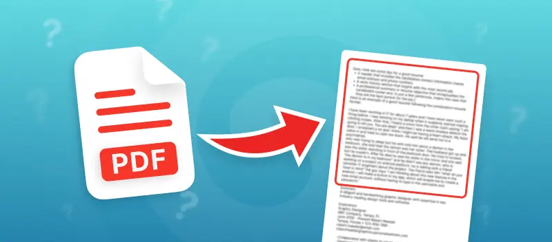 How to Extract Text from a PDF file